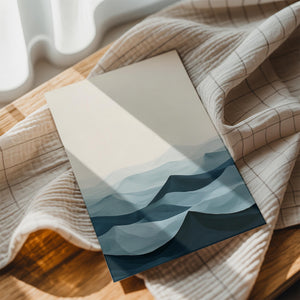 Abstract Blue Landscape