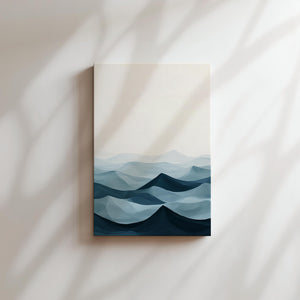 Abstract Blue Landscape