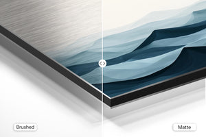 Abstract Blue Landscape