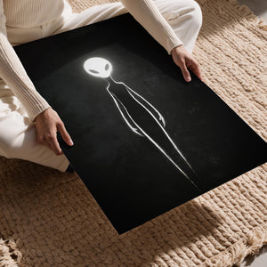 Glowing Alien Outline