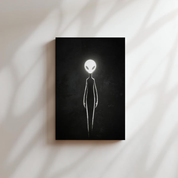 Glowing Alien Outline