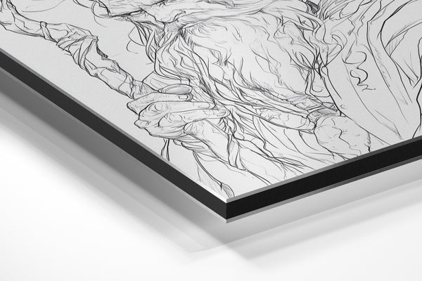 Wizard Sketch Portrait