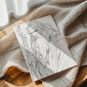 Wizard Sketch Portrait