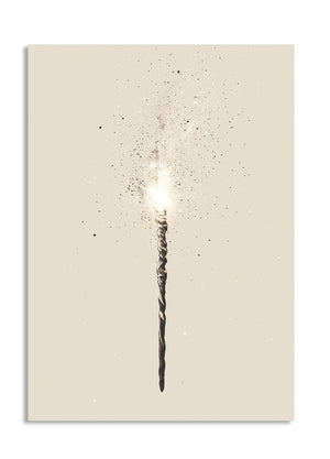 Decorative wall light fixture on a beige background, as a premium aluminum metal print from GoMetalPrint.
