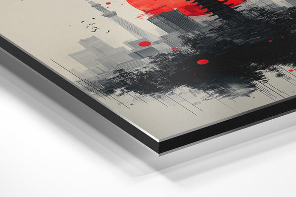 Rising Sun Cityscape