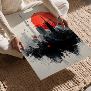 Rising Sun Cityscape