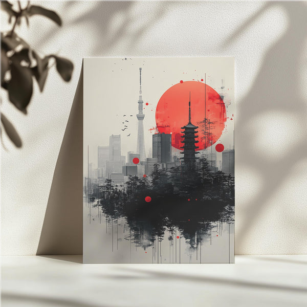 Rising Sun Cityscape