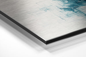 Geometric Abstract Blue