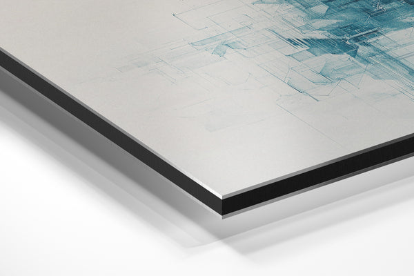 Geometric Abstract Blue