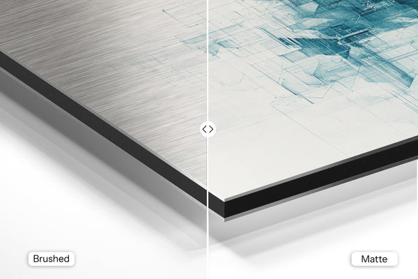 Geometric Abstract Blue