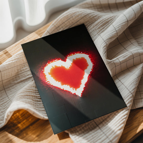 Pixel Heart Glow