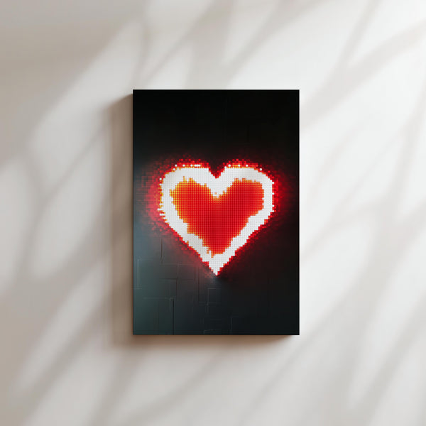 Pixel Heart Glow