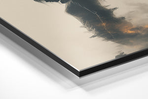 Shadowed Figure Flames