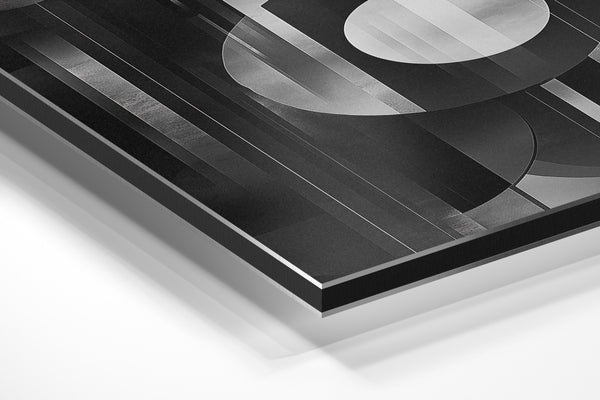 Monochrome Abstract Layers