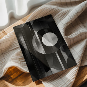 Monochrome Abstract Layers