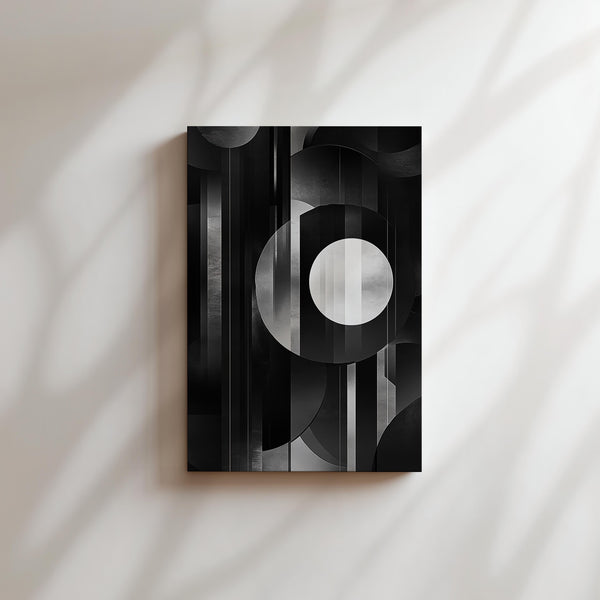 Monochrome Abstract Layers