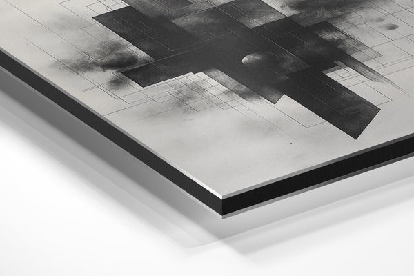 Dark Geometric Abstract