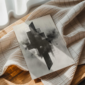 Dark Geometric Abstract