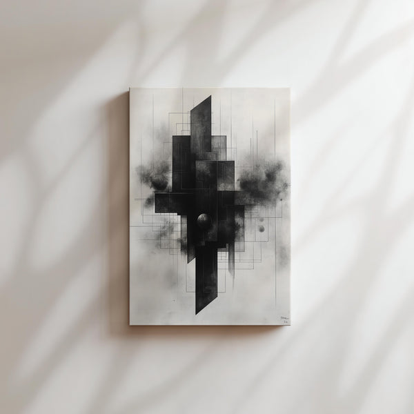 Dark Geometric Abstract