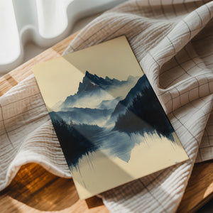 Misty Mountain Reflection