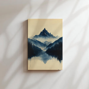 Misty Mountain Reflection