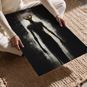 Luminous Alien Figure