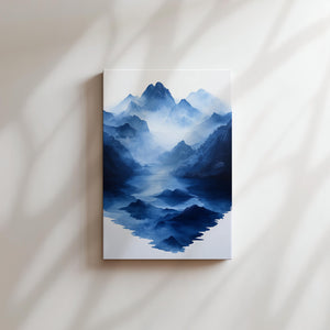 Serene Blue Landscape