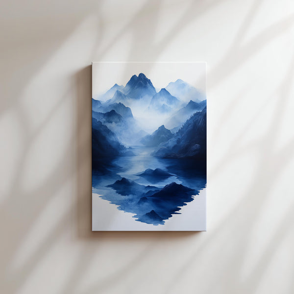 Serene Blue Landscape