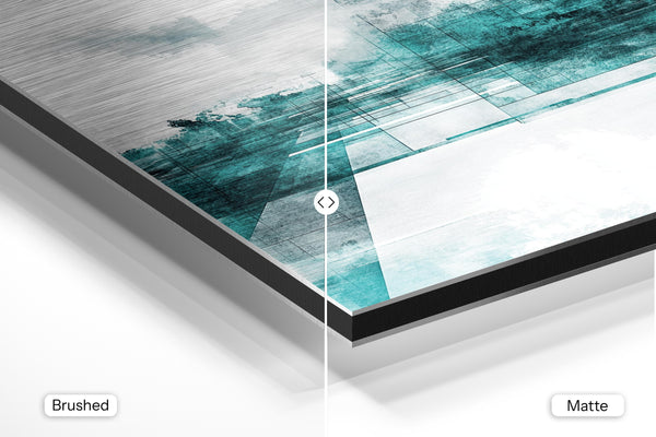 Aqua Abstract Geometry