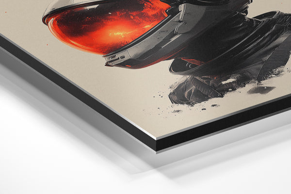 Red-Visored Astronaut