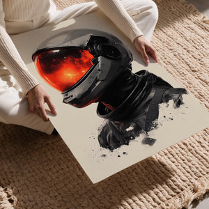 Red-Visored Astronaut