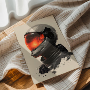 Red-Visored Astronaut