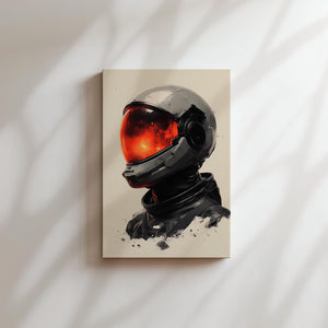 Red-Visored Astronaut