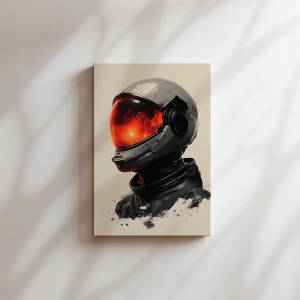 Red-Visored Astronaut
