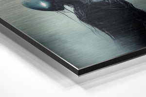 Alien Silhouette in Mist