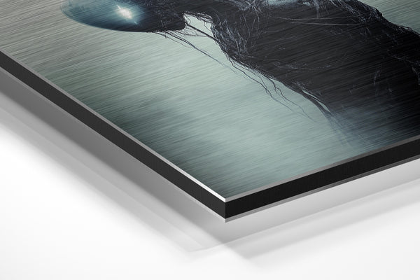 Alien Silhouette in Mist