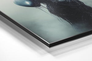 Alien Silhouette in Mist