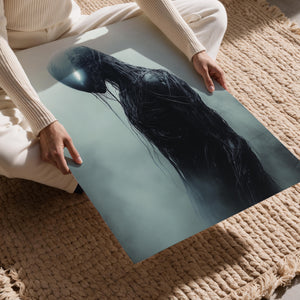 Alien Silhouette in Mist