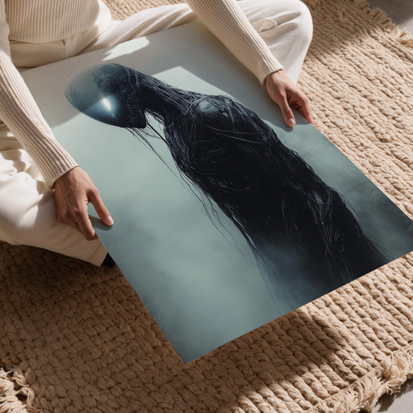 Alien Silhouette in Mist