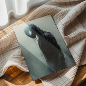 Alien Silhouette in Mist