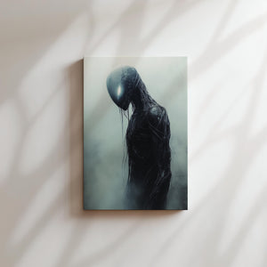 Alien Silhouette in Mist