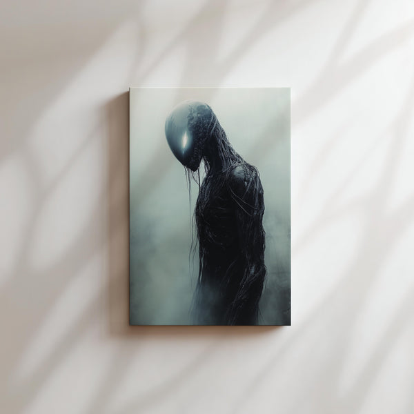 Alien Silhouette in Mist