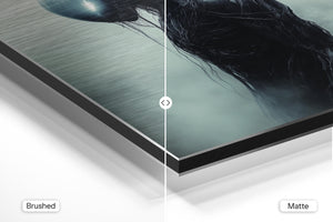 Alien Silhouette in Mist