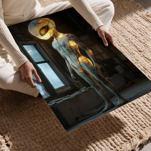 Glowing Alien Statue