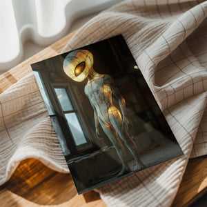 Glowing Alien Statue