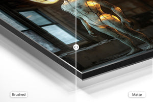 Glowing Alien Statue