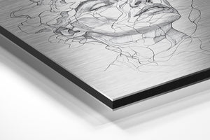 Fragmented Portrait Illustration