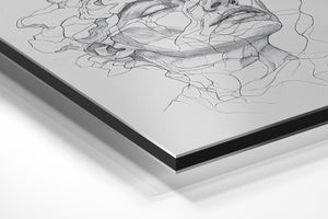 Fragmented Portrait Illustration