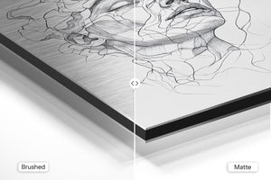 Fragmented Portrait Illustration