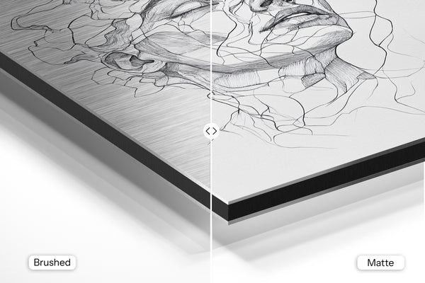 Fragmented Portrait Illustration